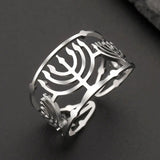 Anillo Menora acero