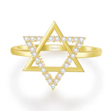 Anillo Maguen David Gold