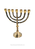 Menorah bronzo m.