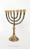 Menorah bronzo m.