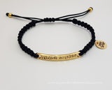 Plaque de bracelet en fil de nylon
