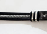 Bracelet en caoutchouc double shema