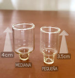 Tasses en verre
