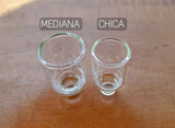 Tasses en verre