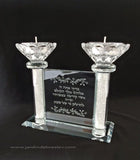 Portavelas cristal