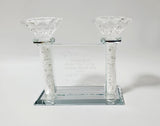 Portavelas cristal