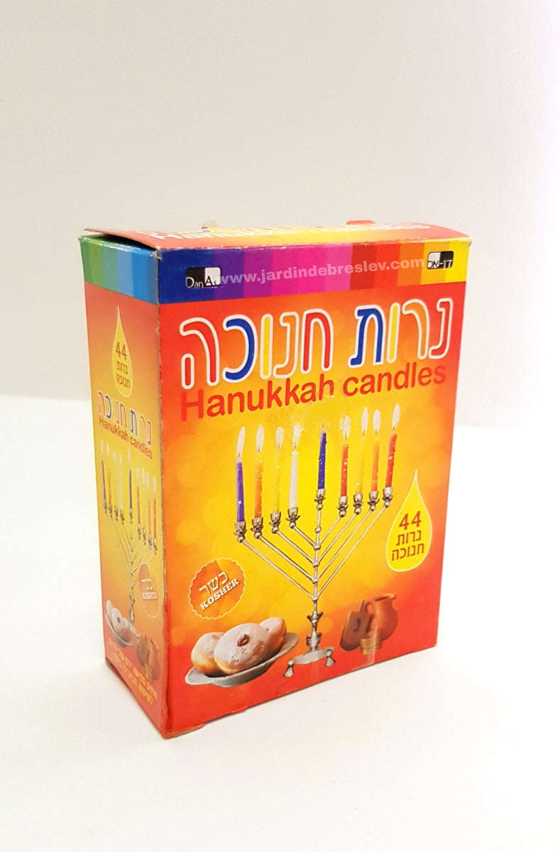 Judaica Hanukkah, Janucá 44 velas blancas de 4 pulgadas de alto