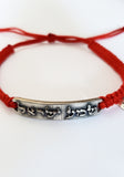 Plaque de bracelet en fil de nylon