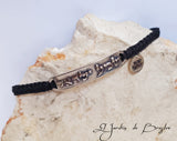 Plaque de bracelet en fil de nylon