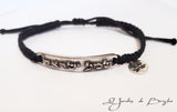 Plaque de bracelet en fil de nylon