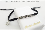 Plaque de bracelet en fil de nylon