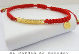 Plaque de bracelet en fil de nylon