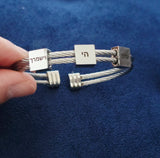 Pulsera torzal acero