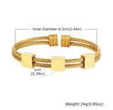 Pulsera torzal acero