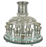 Fuente para Kidush cristal