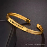 Pulsera de acero trenzado