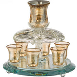 Fuente para Kidush cristal