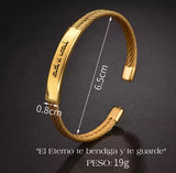 Pulsera de acero trenzado