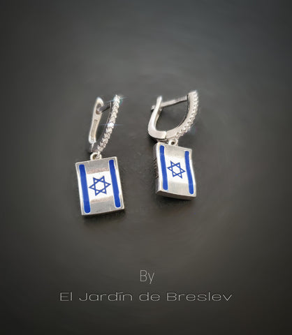 Israel degel earrings