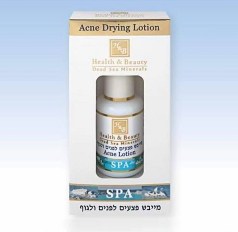 Acne drying lotion